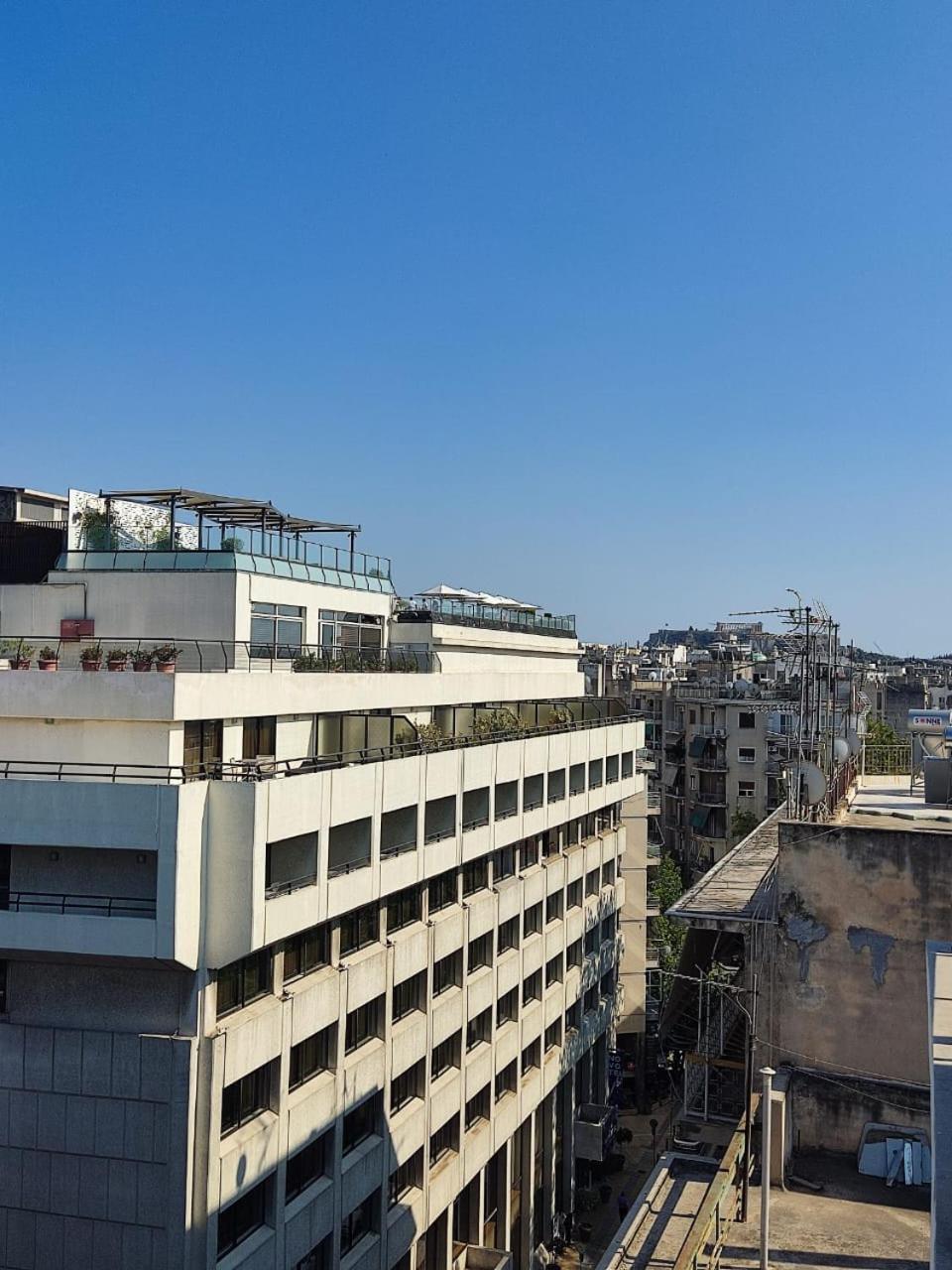 Voda Luxury Residence #102 - Acropolis View Rooftop Athen Exterior foto